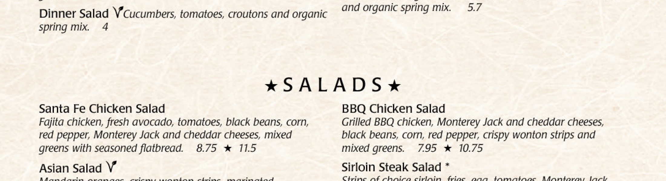 menu Grinders